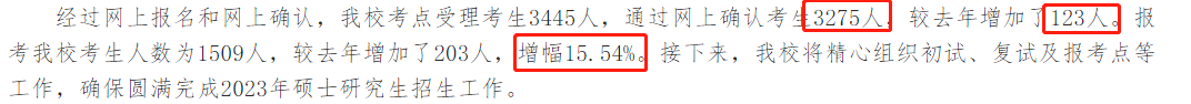 2023考研报考人数更新！增长近50%！